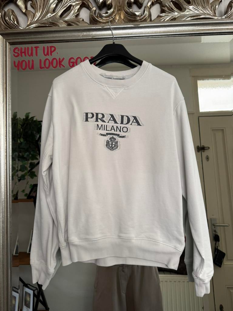 Prada sweater, Kleding | Dames, Ophalen of Verzenden, Zo goed als nieuw, Maat 38/40 (M), Overige kleuren