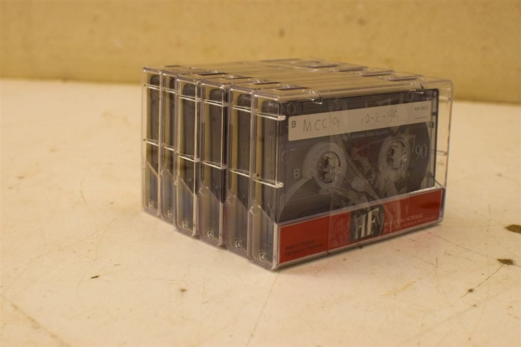 6 stuks Sony cassettebandjes 46957, Ophalen of Verzenden, Gebruikt, Overige genres, 1 bandje