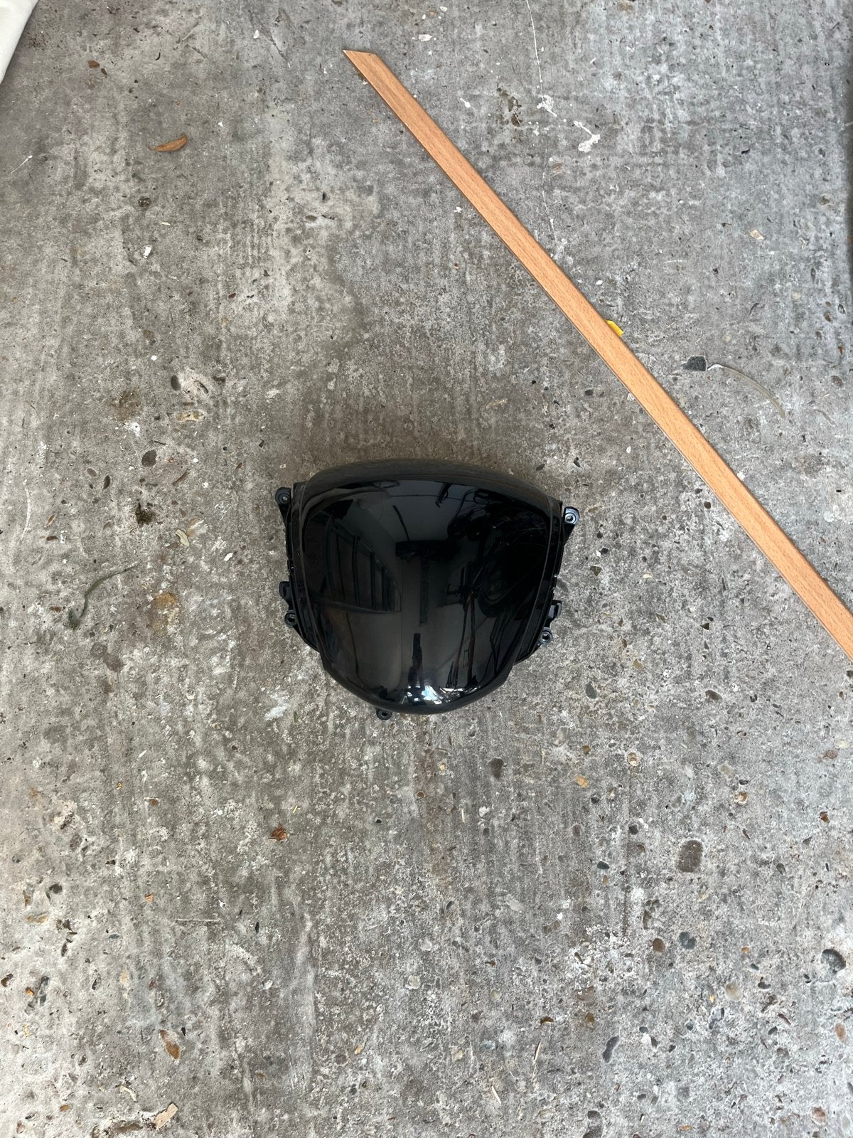 Smoked tellerglas voor Piaggio Zip, Gebruikt, G, Overige typen, Ophalen of Verzenden