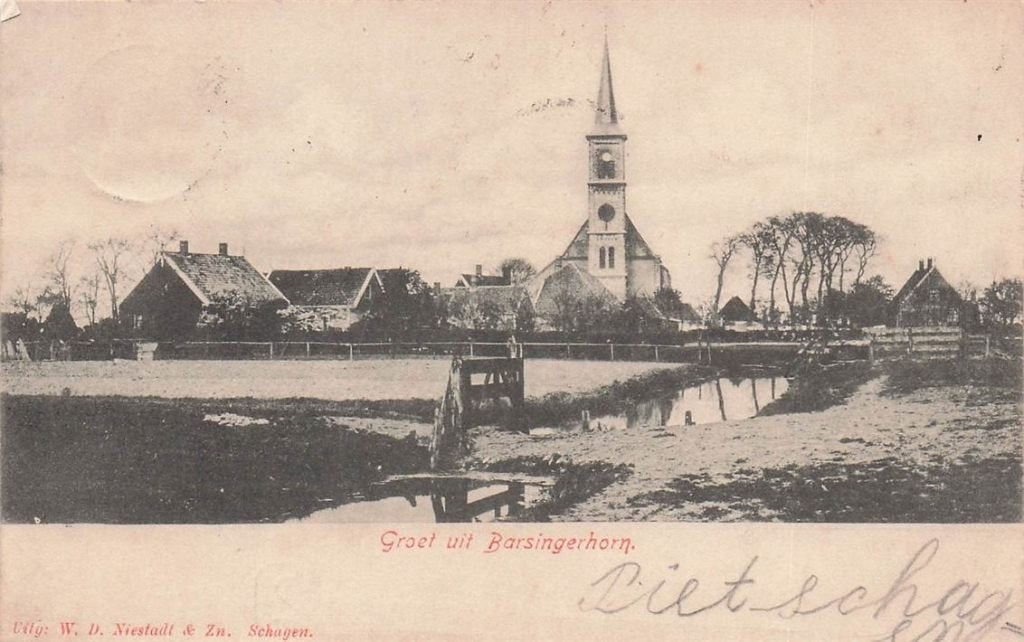 702-132-005 Groet Uit Barsingerhorn, Verzamelen, Verzenden, Voor 1920, Noord-Holland
