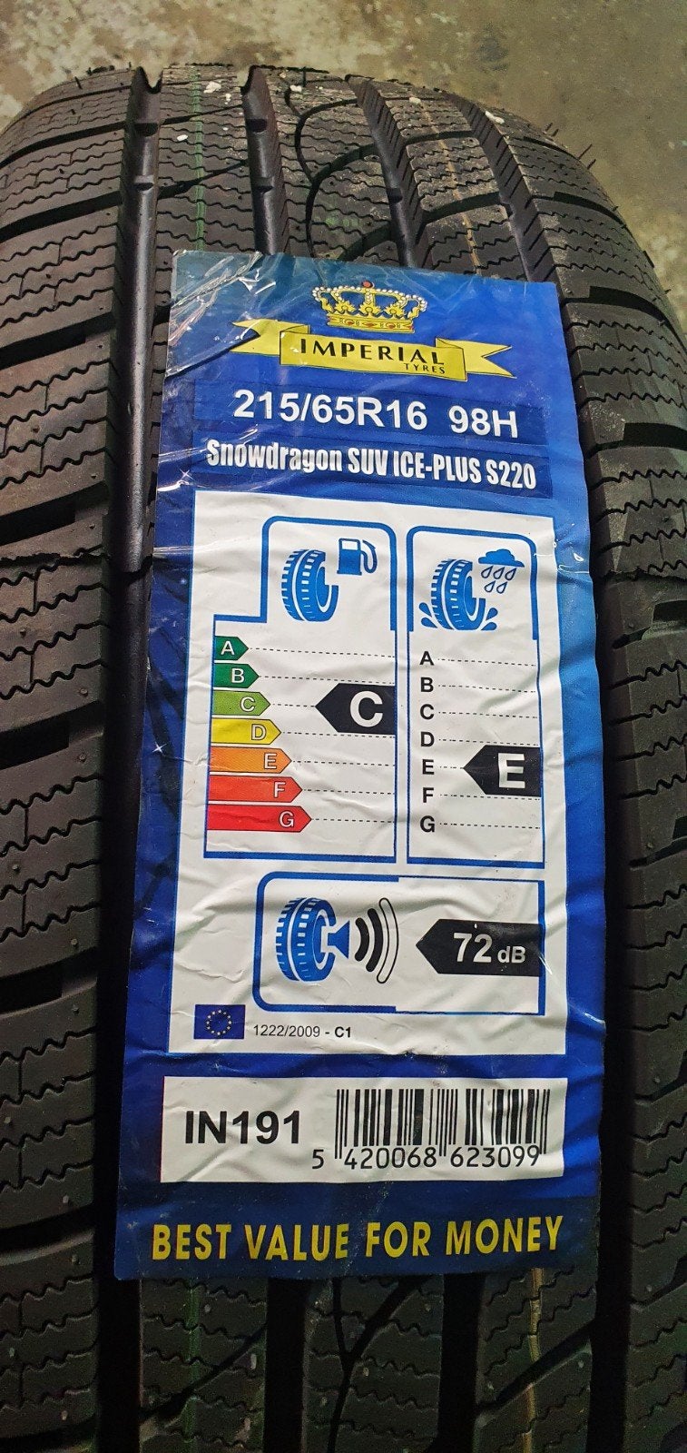 2x 215/65R16 mperial Snowdragon SUV ICE-PLUS S220 winterband, Ophalen of Verzenden