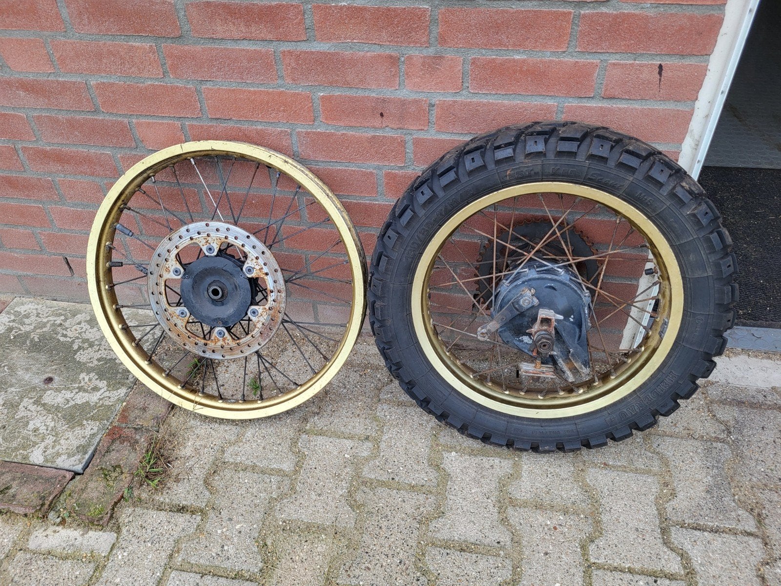 Velgen Honda Transalp XL600V, Motoren, Ophalen
