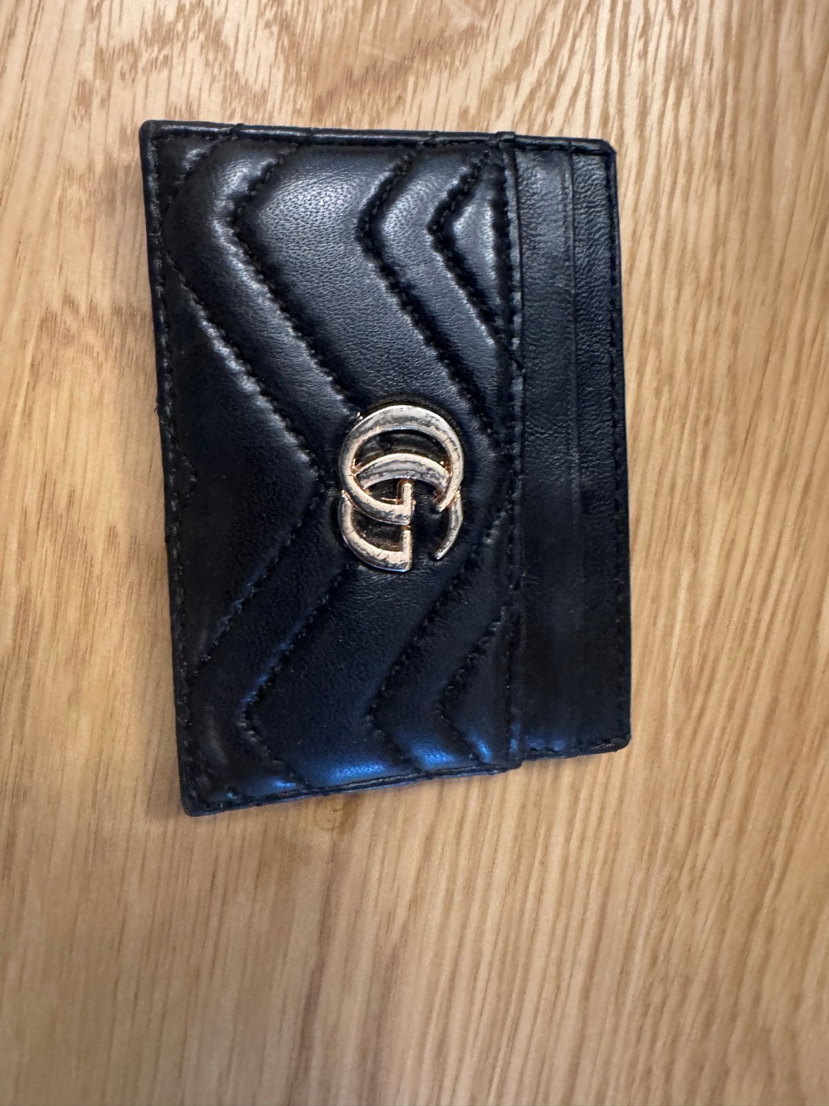 Gucci Pasjeshouder Portemonnee - Gebruikt, Overige merken, Gebruikt, Zwart, Ophalen of Verzenden