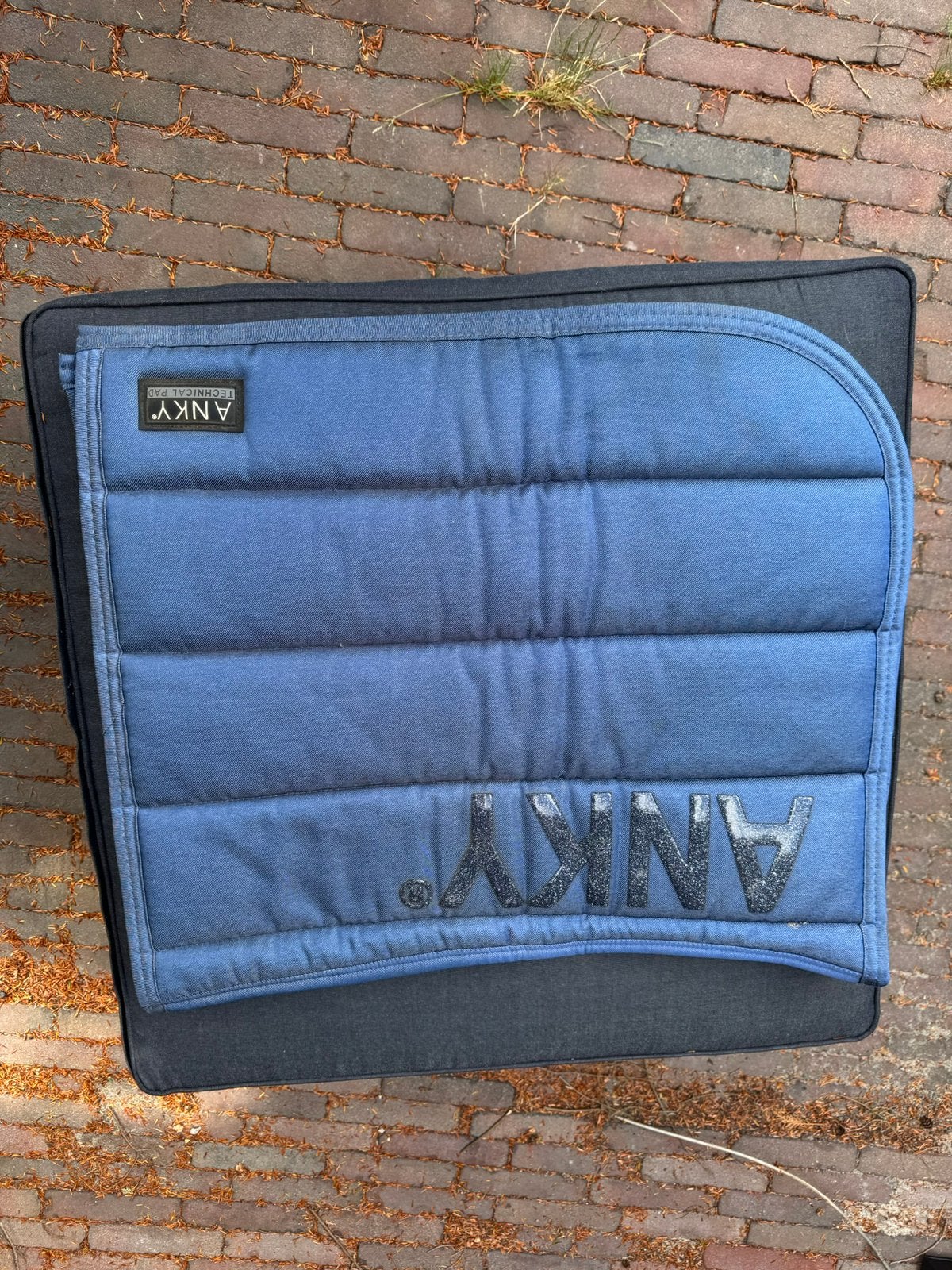 Anky pad denim maat full dressuur, Full (L), Gebruikt, Dressuurdekje, Ophalen of Verzenden