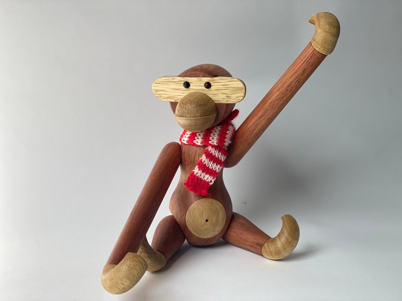 Aap - Monkey - Hout - Teak - Nieuw, Ophalen of Verzenden, Hout, Beeld, Overige onderwerpen