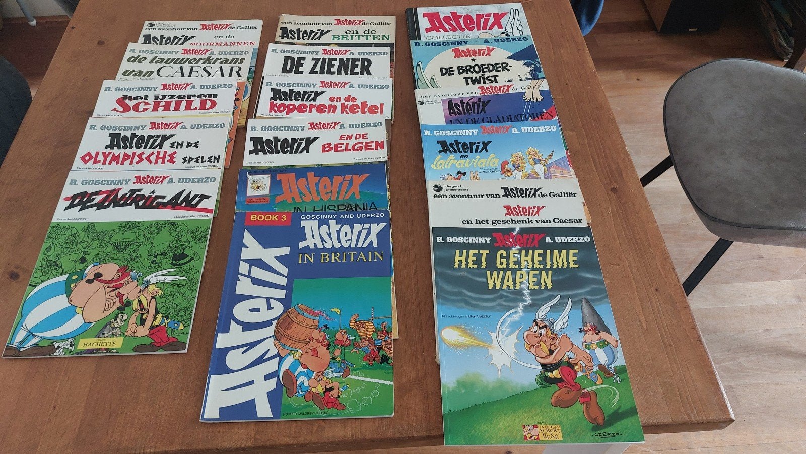 Asterisk en Obelix stripboeken, 15.stuks, Meerdere stripboeken, Ophalen, Gelezen