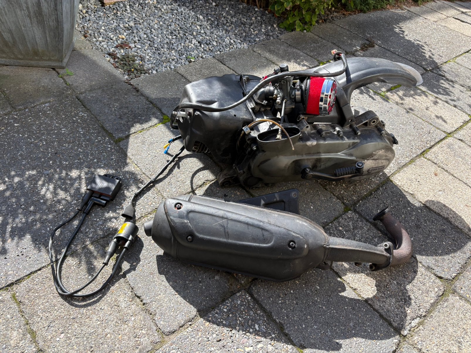 Skr 125cc blok met duitse papieren, Ophalen, Zo goed als nieuw, Blok, Piaggio