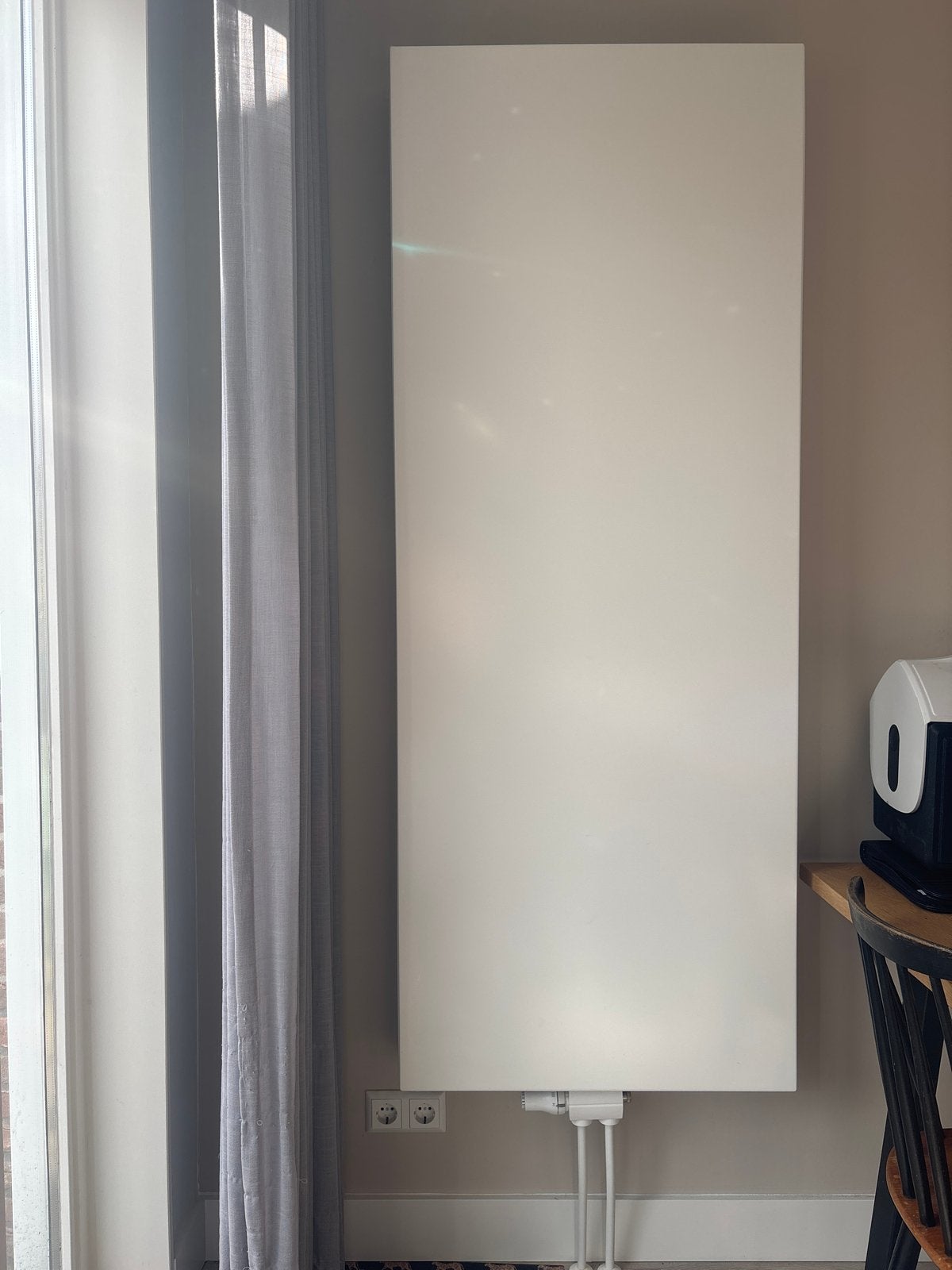 Verticale Vlakke Design Radiator 180x70cm, Ophalen, Gebruikt, Hoog rendement (Hr), Radiator