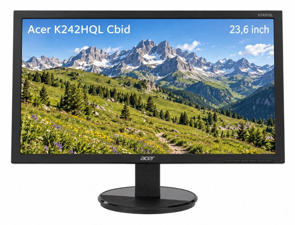 Acer K242HQL Cbid – 23,6 inch – Full HD, HDMI, Kantelbaar, Nieuw, Full HD