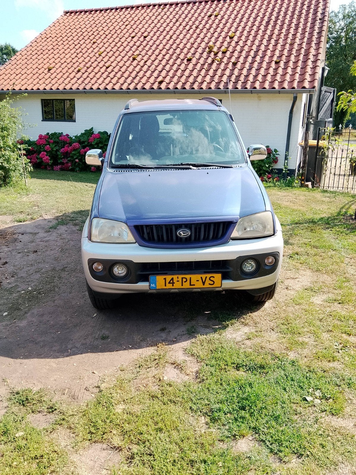 Daihatsu Terios 1.3 DX 2WD 2004 APK Airco Info 0655955031, Auto's, 40 €/maand, 4 cilinders, Blauw, Bedrijf