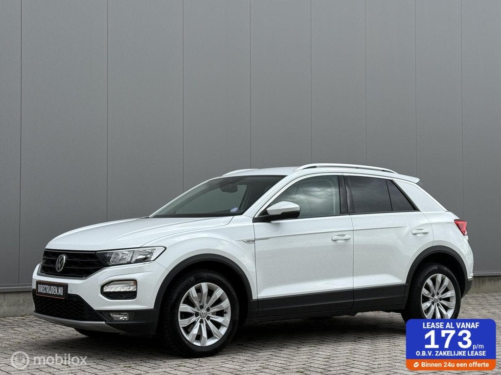 Volkswagen T-Roc 1.0 TSI R-Line - Virtual Cockpit - trekhaak, Auto's, Volkswagen, Voorwielaandrijving, Stof, Gebruikt, 116 pk
