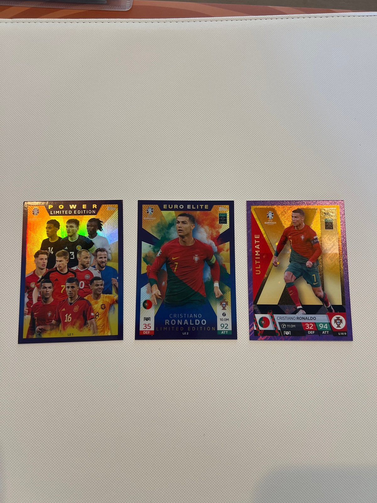Topps Match Attax Euro 2024 Limited Edition Ronaldo kaarten, Ophalen of Verzenden, Nieuw, Buitenlandse clubs, Spelerskaart