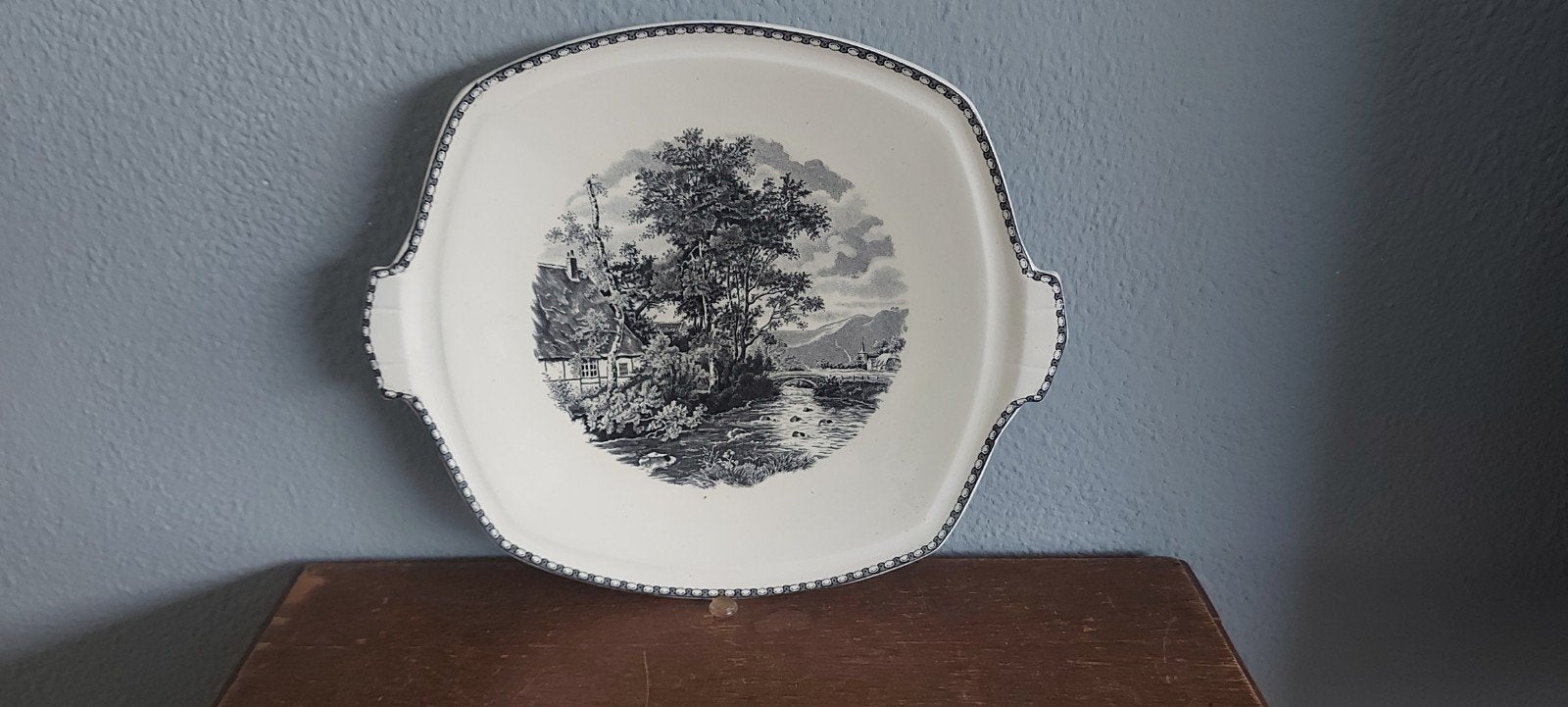 gebakschaal landschap societe ceramique, Ophalen of Verzenden