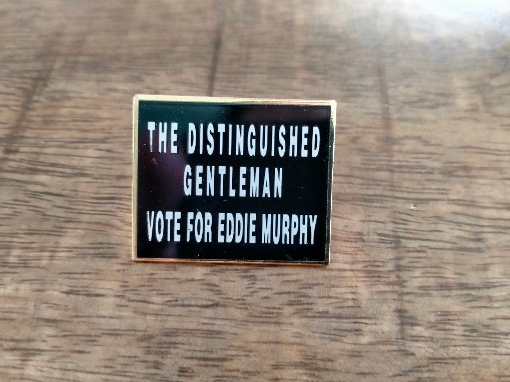 The Distinguished Gentleman Eddie Murphy vintage film pin tv, Ophalen of Verzenden, Gebruikt, Overige onderwerpen