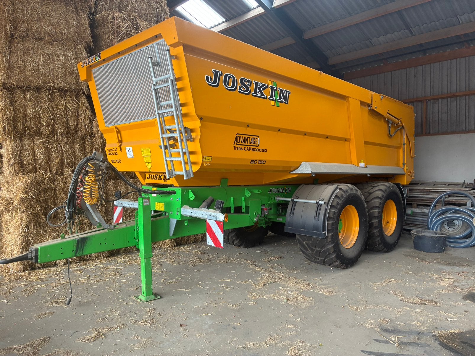 Joskin transcap 6000/20 150bc kipper, Ophalen, Transport
