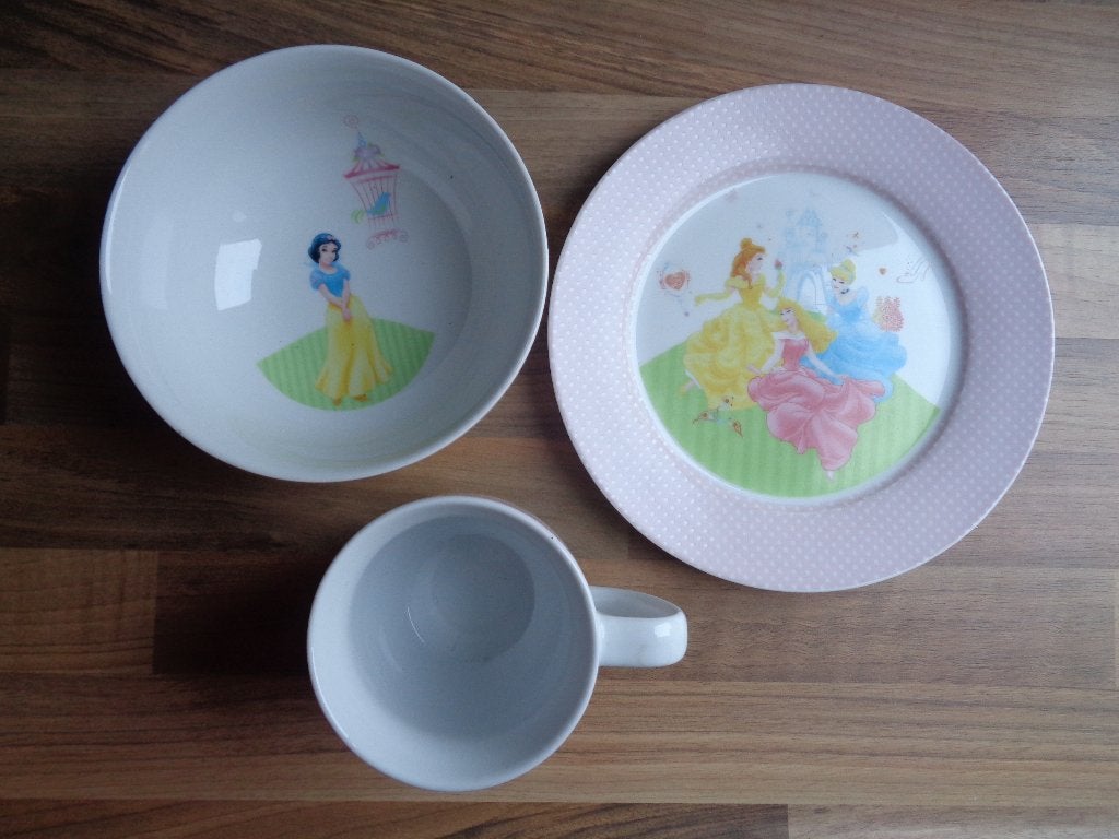 Kinderservies DISNEY Wmf Prinses bord schaaltje beker, Ophalen of Verzenden