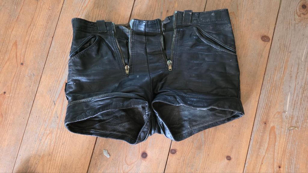 Leren korte broek, Ophalen of Verzenden
