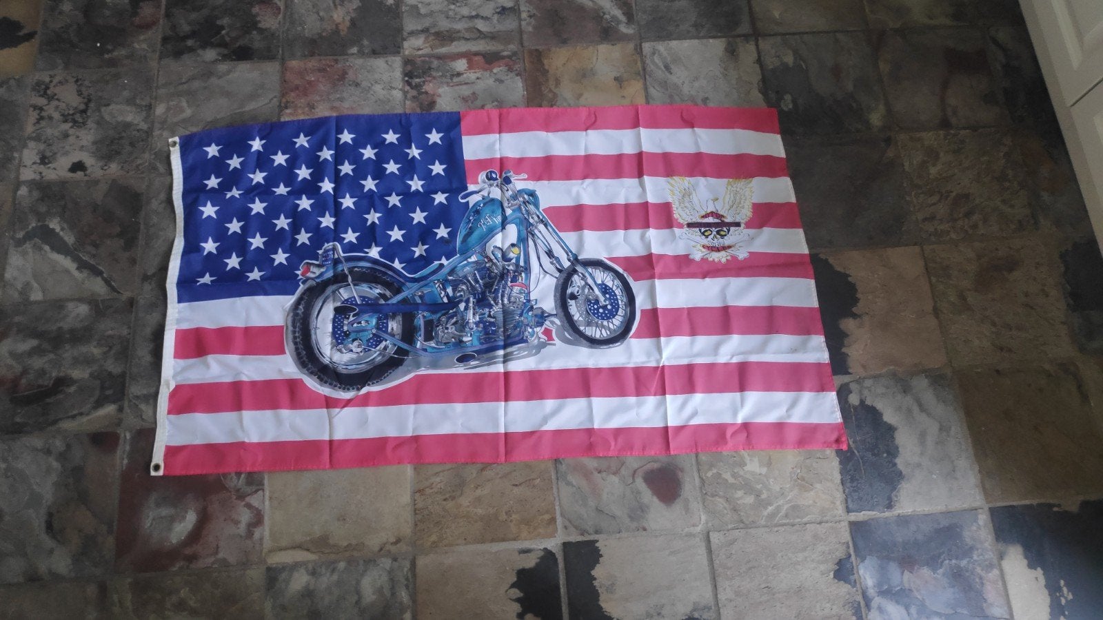 Vlag Harley Davidson, Ophalen of Verzenden