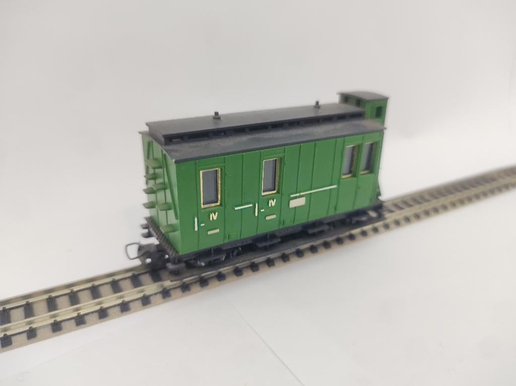 Eggerbahn H0e 4e klasse rijtuig, Hobby en Vrije tijd, Modeltreinen | H0, Ophalen of Verzenden, Gelijkstroom, Wagon