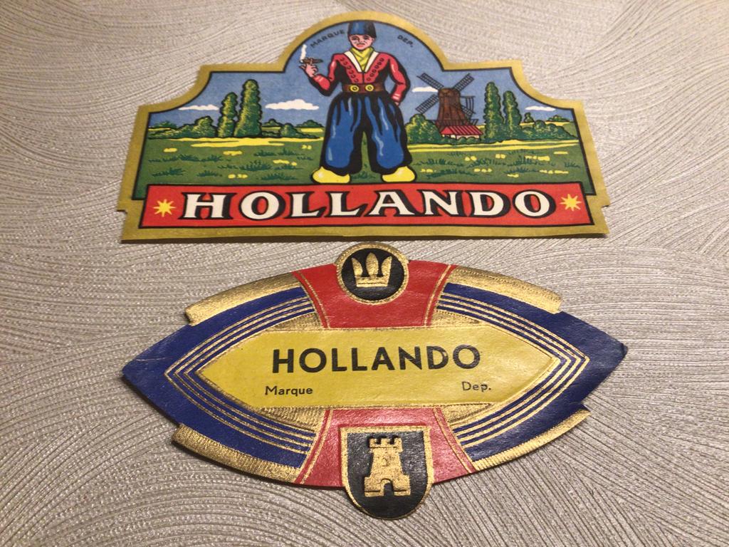Hollando, Ophalen of Verzenden, Gebruikt, Sigarenbandjes