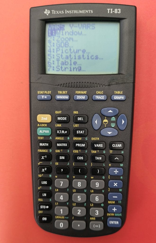 TI-83 Grafische calculator, Ophalen of Verzenden, Grafische rekenmachine, Gebruikt