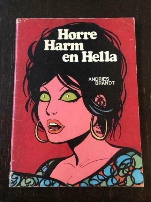 Horre Harm en Hella, stripverhalen van Andries Brandt., Boeken, Eén stripboek, Ophalen of Verzenden, Gelezen