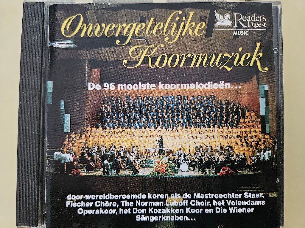 5CD Onvergetelijke Koormuziek - Reader's Digest, Ophalen of Verzenden, Romantiek, Zo goed als nieuw, Vocaal