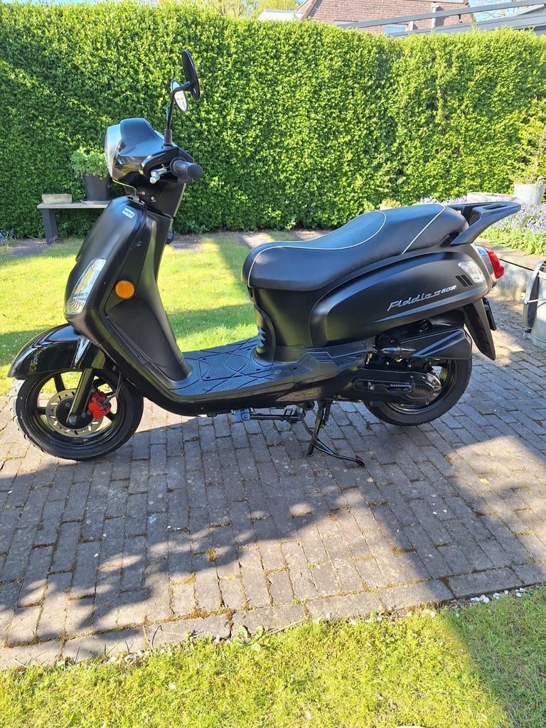 Sym fiddle blauw kenteken 2020, Fietsen en Brommers, Ophalen, Gebruikt, Benzine, Fiddle