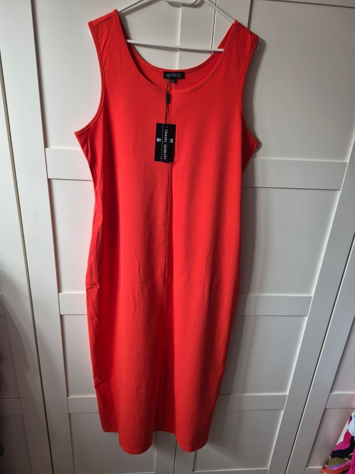 Mi Piace Travelstof Jurk XXL, Mi Piace, Maat 46/48 (XL) of groter, Nieuw, Oranje