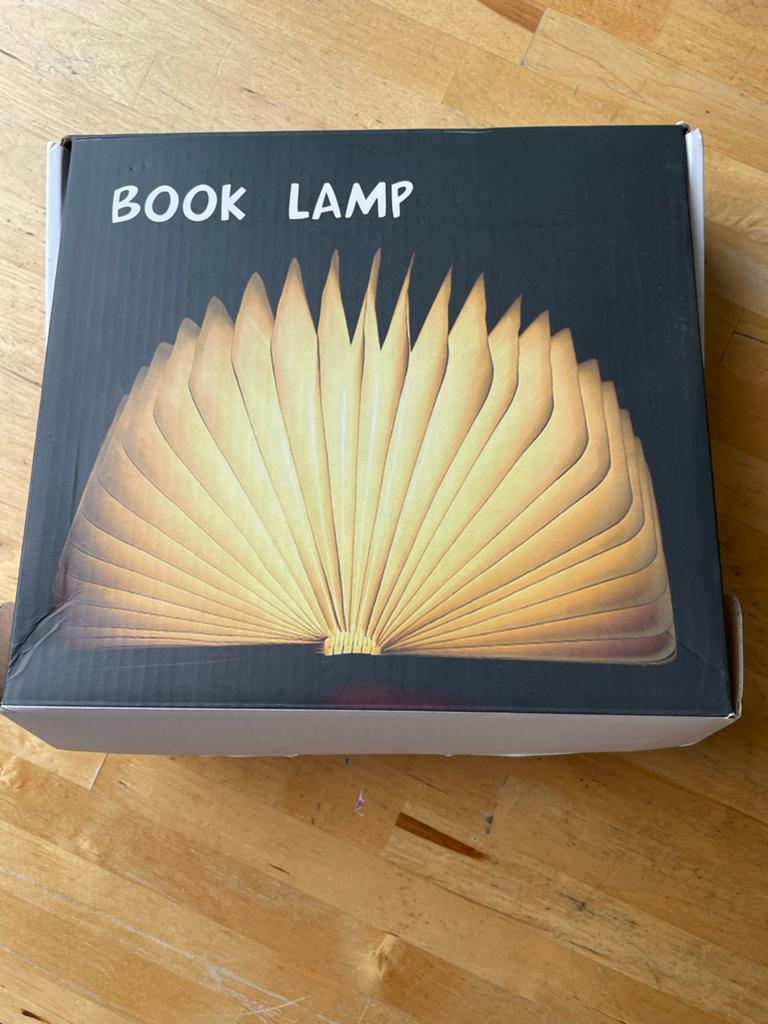 Unieke Boeklamp - Sfeervolle Verlichting, Ophalen of Verzenden, Nieuw