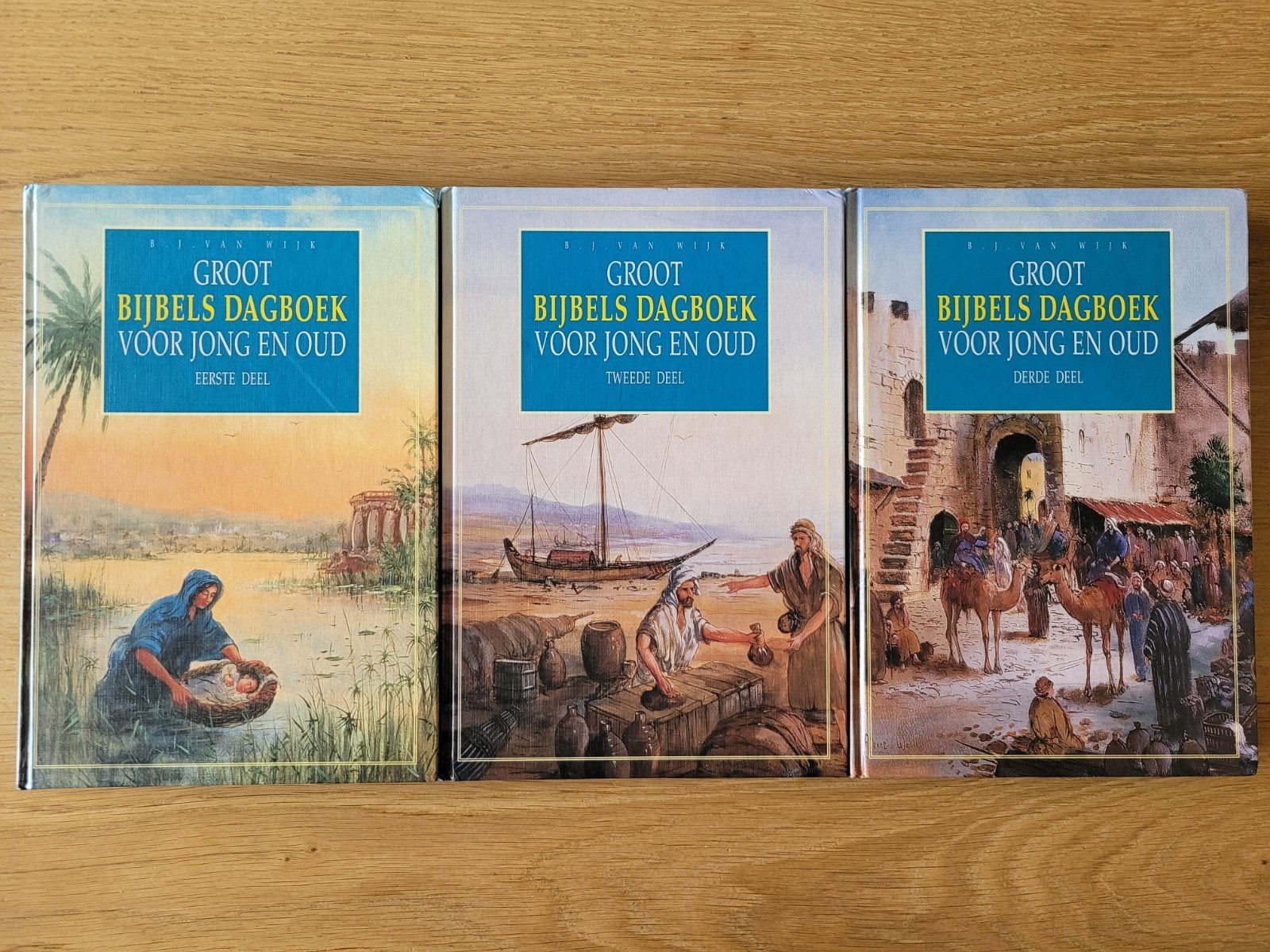 GROOT BIJBELS DAGBOEK voor jong en oud, B.J. van Wijk, IZGS!, Ophalen of Verzenden, Gelezen