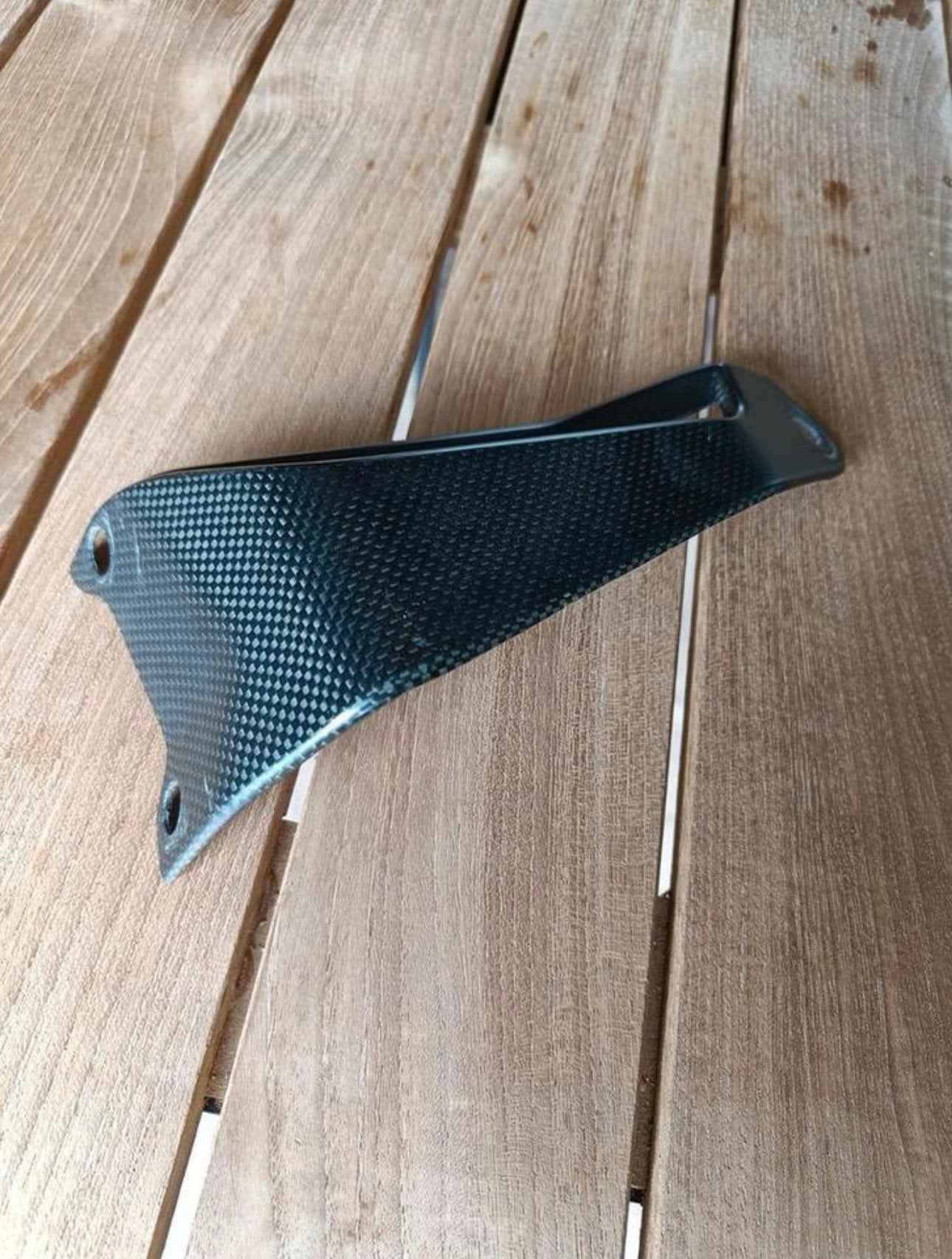 Ktm superduke Powerparts carbon uitlaat silencer bracket, Ophalen of Verzenden