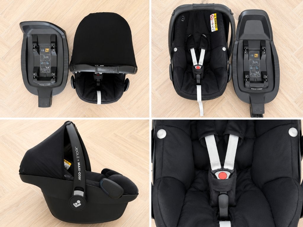 Maxi Cosi Pebble Pro Joolz Black FamilyFix 2 ISOFIX base, Ophalen, Gebruikt