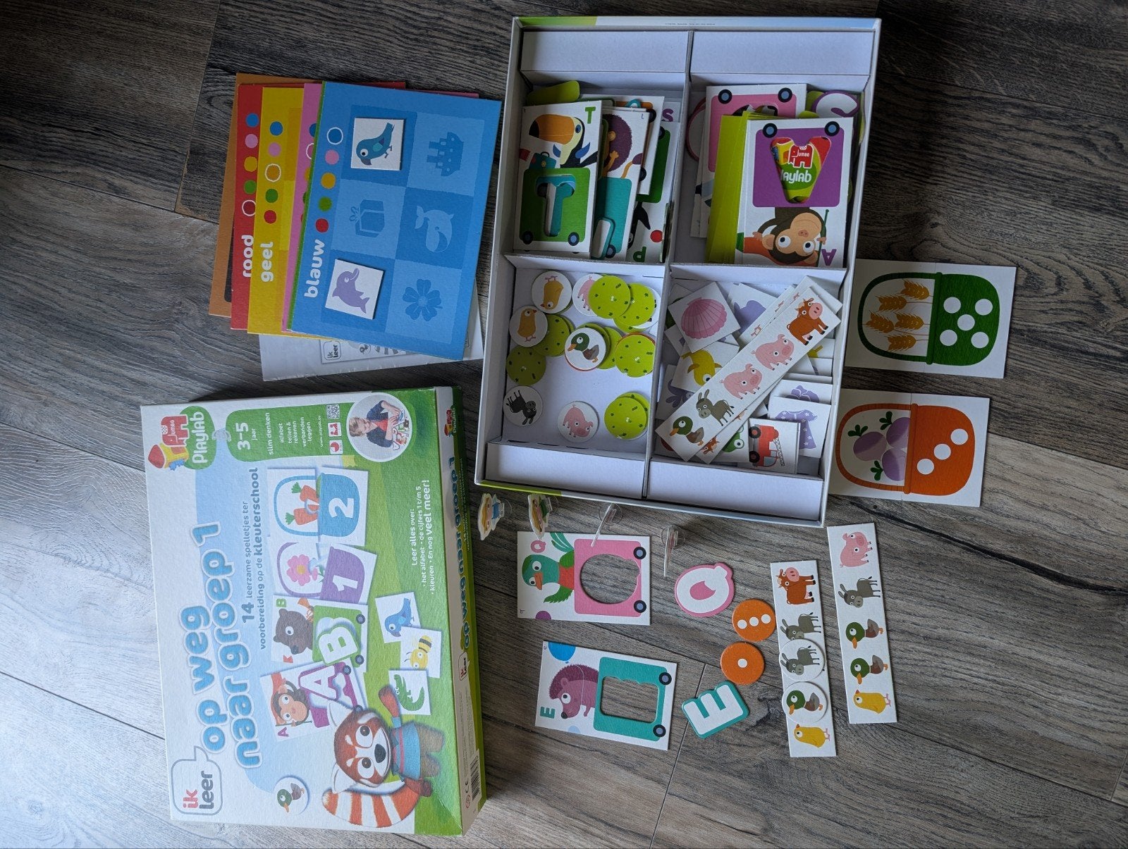 Jumbo Ik leer op weg naar groep 1 - Educatief spel, Ophalen of Verzenden, Zo goed als nieuw, Puzzelen