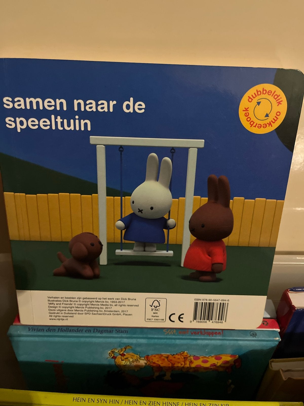 4 Nijntje boeken: Samen naar de speeltuin, logeert bij opa e, Gelezen, Fictie algemeen, Jongen of Meisje, Ophalen of Verzenden
