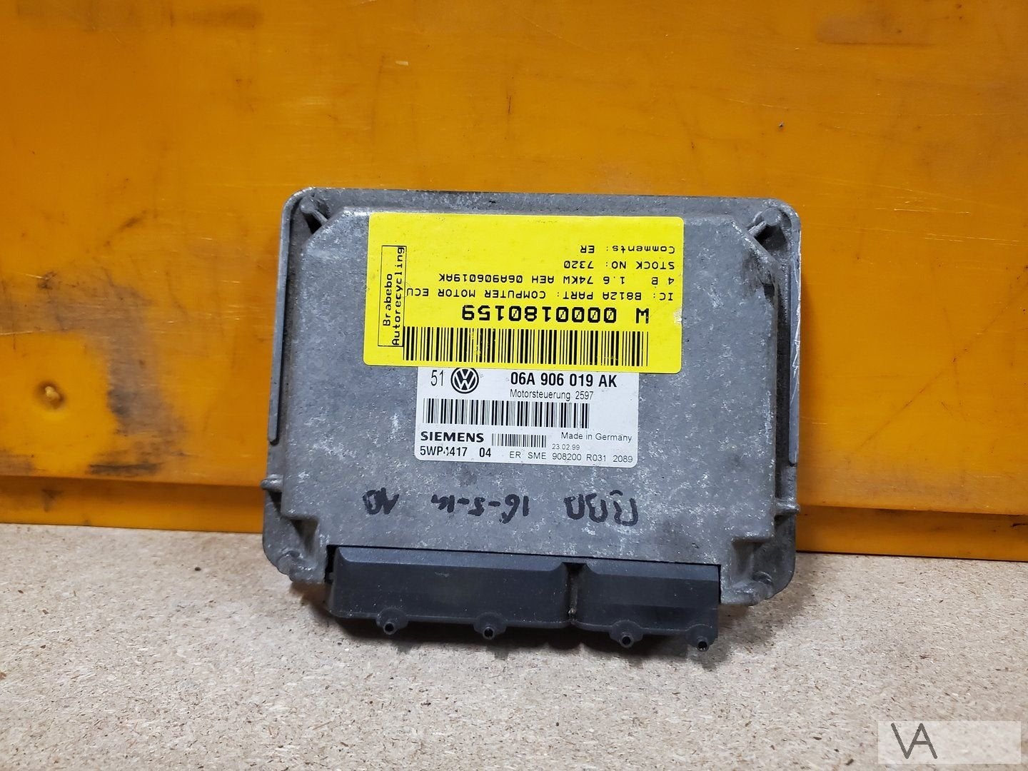VW Golf 4 / Bora 1998 - 2001 ECU motorcomputer 1.6 benzine, Gebruikt, -, Volkswagen, -