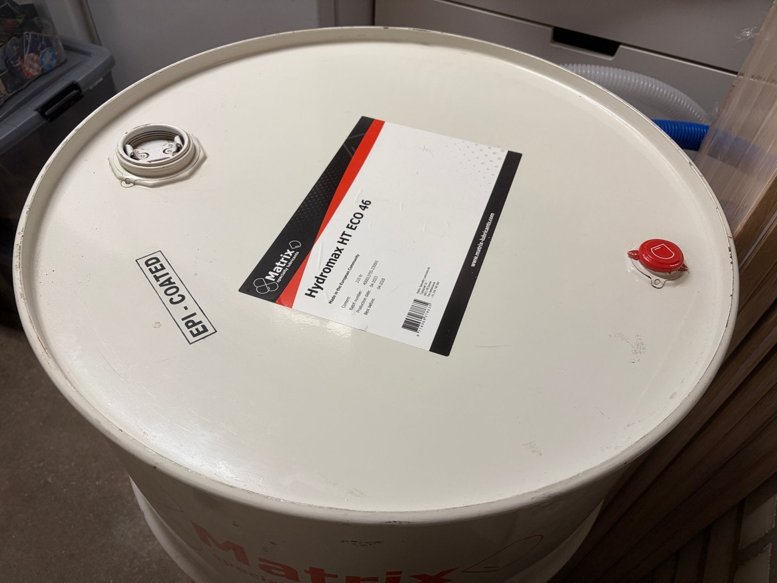 Ledig olievat - 200 liter, Doe-het-zelf en Verbouw, Ophalen