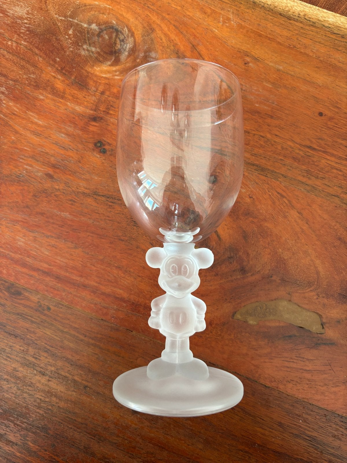 Mickey Mouse Wijn Glas - Walt Disney Company, Verzamelen, Ophalen of Verzenden, Mickey Mouse, Zo goed als nieuw, Beeldje of Figuurtje