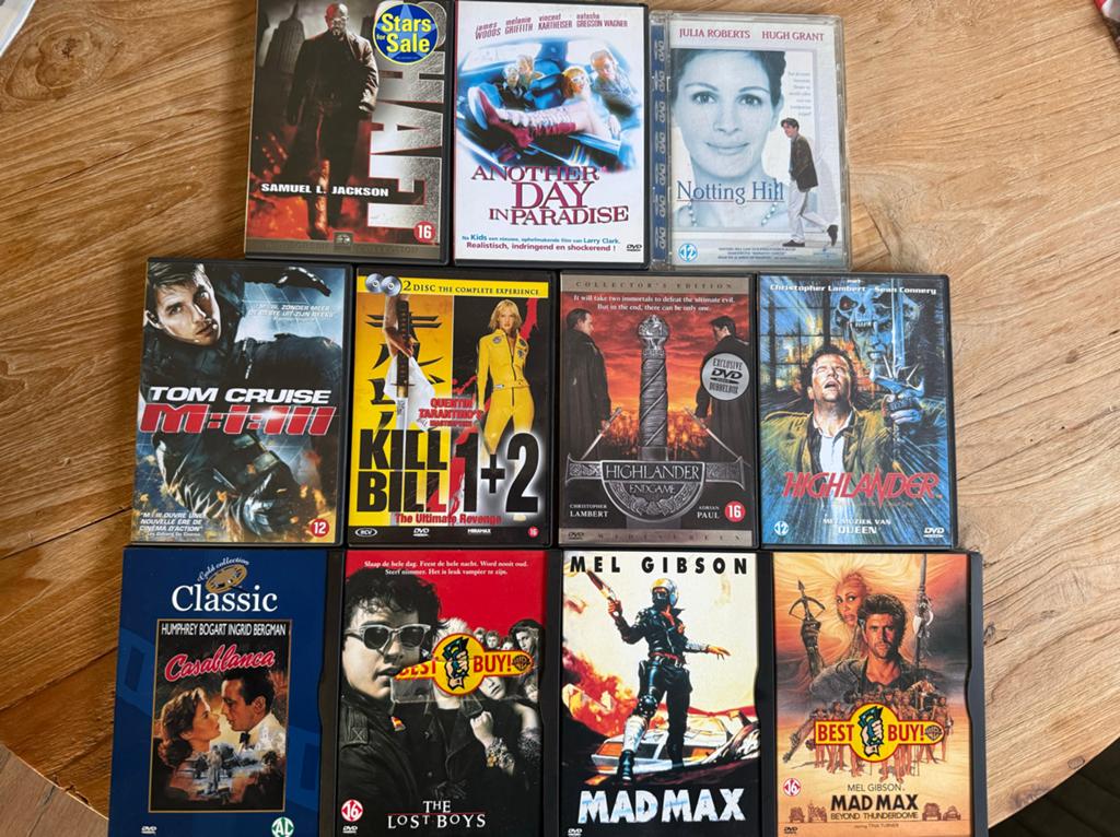 Diverse DVD collectie: Actie, Klassiekers en meer, Vanaf 16 jaar, Ophalen of Verzenden, Gebruikt, Actie