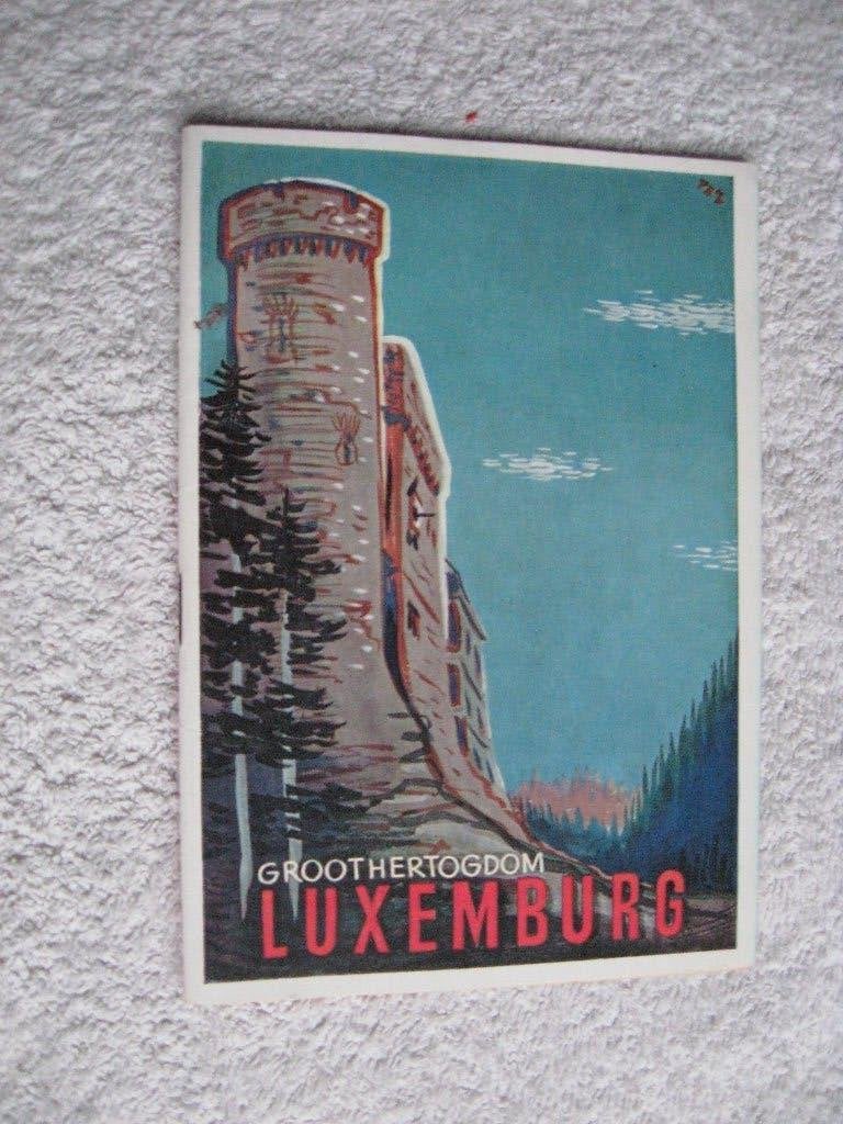 Gids Groothertogdom Luxemburg gids (uit 1956), Office National du Tour, Overige typen, Ophalen of Verzenden, Zo goed als nieuw
