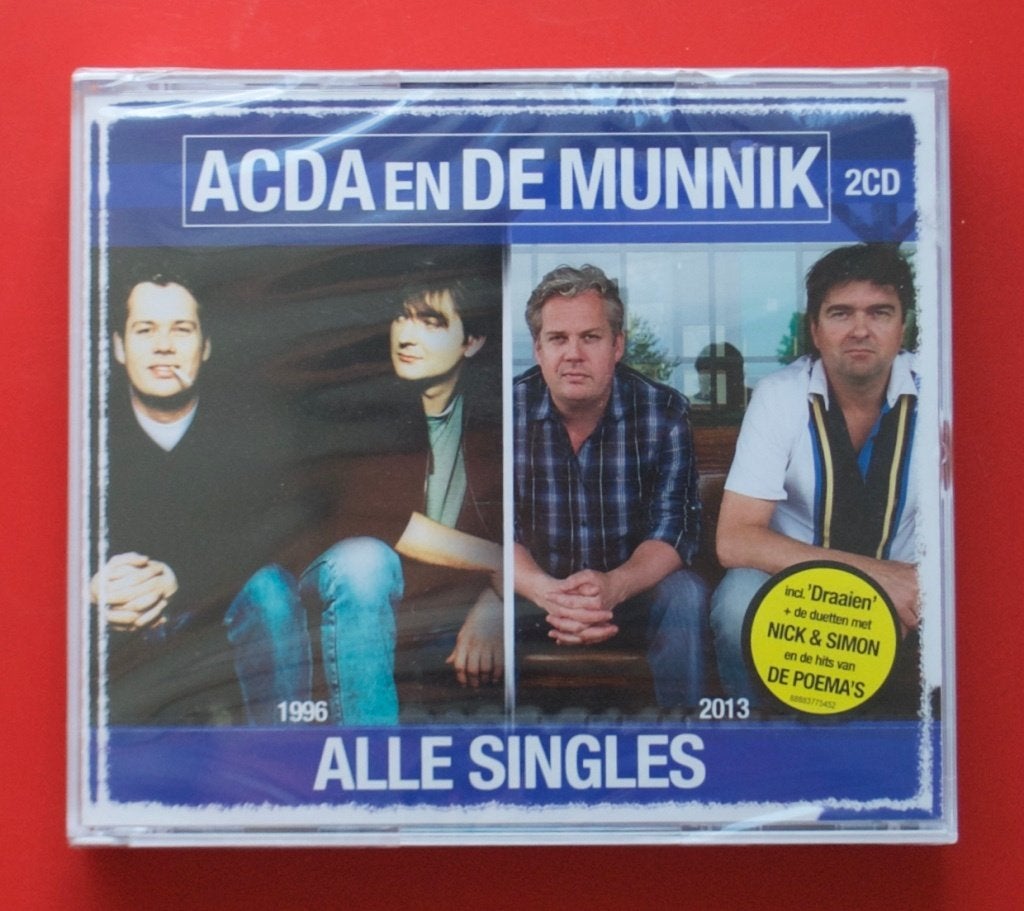 2cd Acda en De Munnik Alle singles oa Niet of nooit geweest, Ophalen of Verzenden, Zo goed als nieuw, Pop, Verzamelalbum