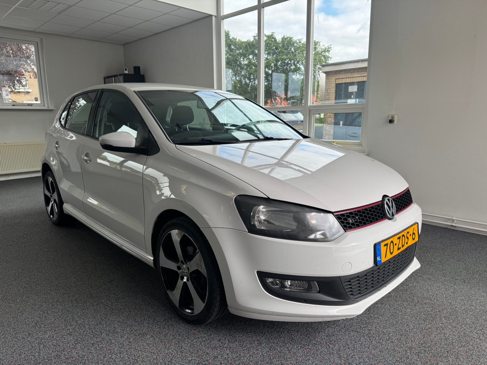 Volkswagen Polo 1.2 TDI 55KW BM 2012 Wit, Auto's, Volkswagen, Voorwielaandrijving, Euro 5, Stof, 74 pk