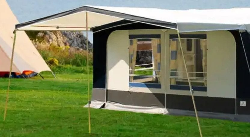 Reda luifel caravan, Ophalen, Zo goed als nieuw