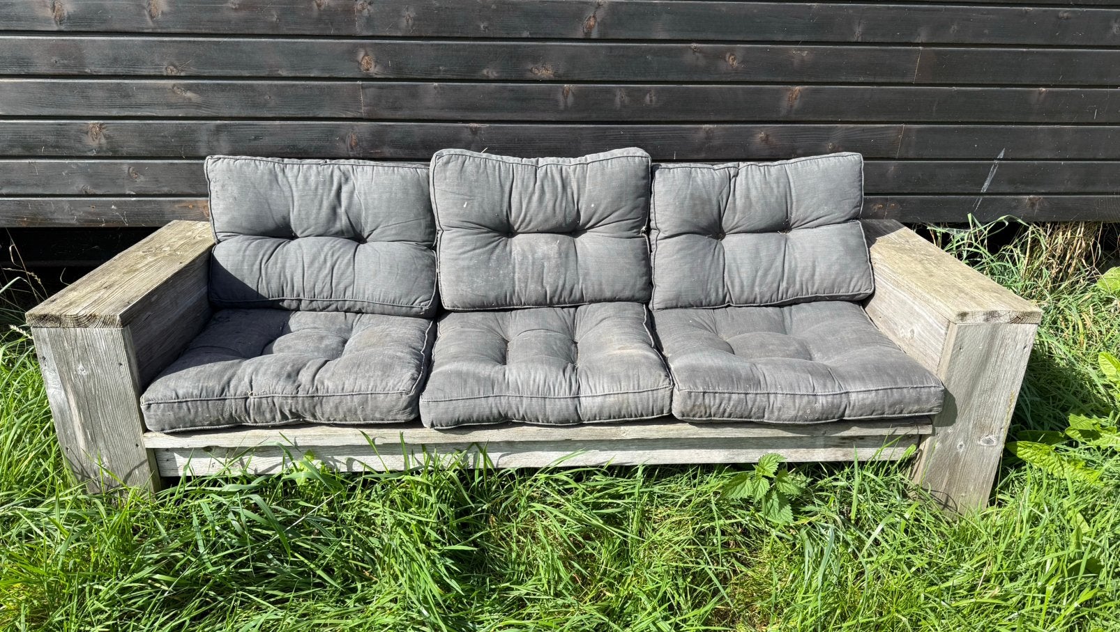 houten bank, Ophalen, Gebruikt