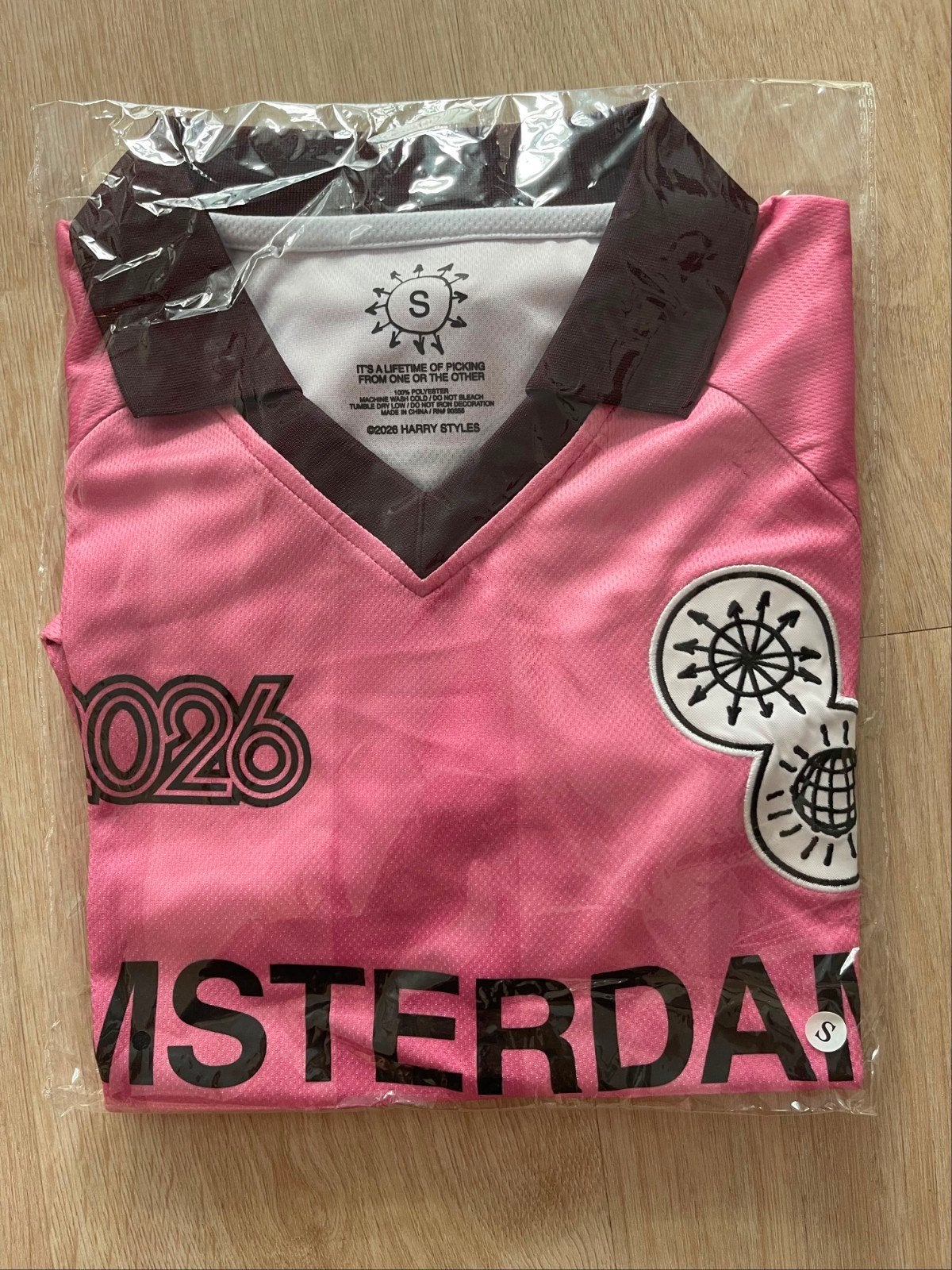 Harry Styles Together Together Amsterdam Tour jersey roze, Ophalen of Verzenden, Maat 36 (S), Roze
