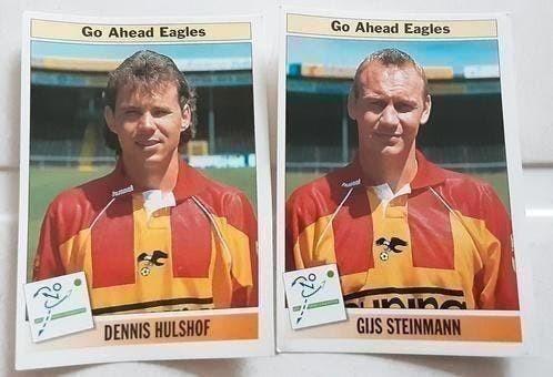 Panini voetbal 95 los te koop Go Ahead Eagles 256, 261, Ophalen of Verzenden, Zo goed als nieuw, Overige binnenlandse clubs, Poster, Plaatje of Sticker