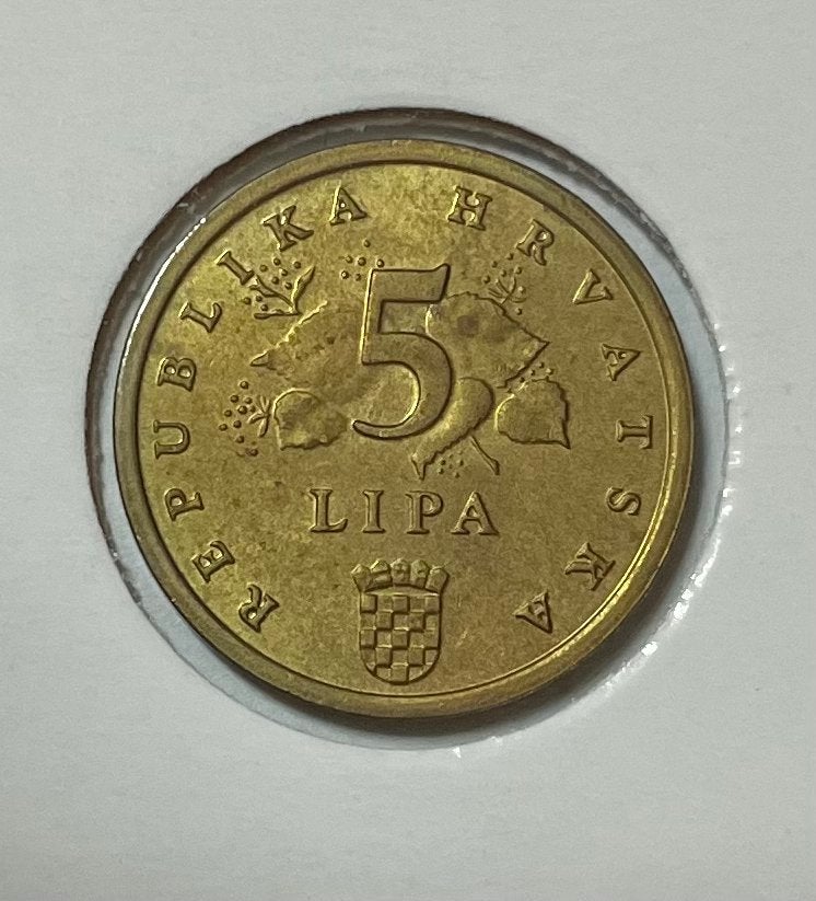 5 lipa Kroatië 2007, Ophalen of Verzenden, Overige landen