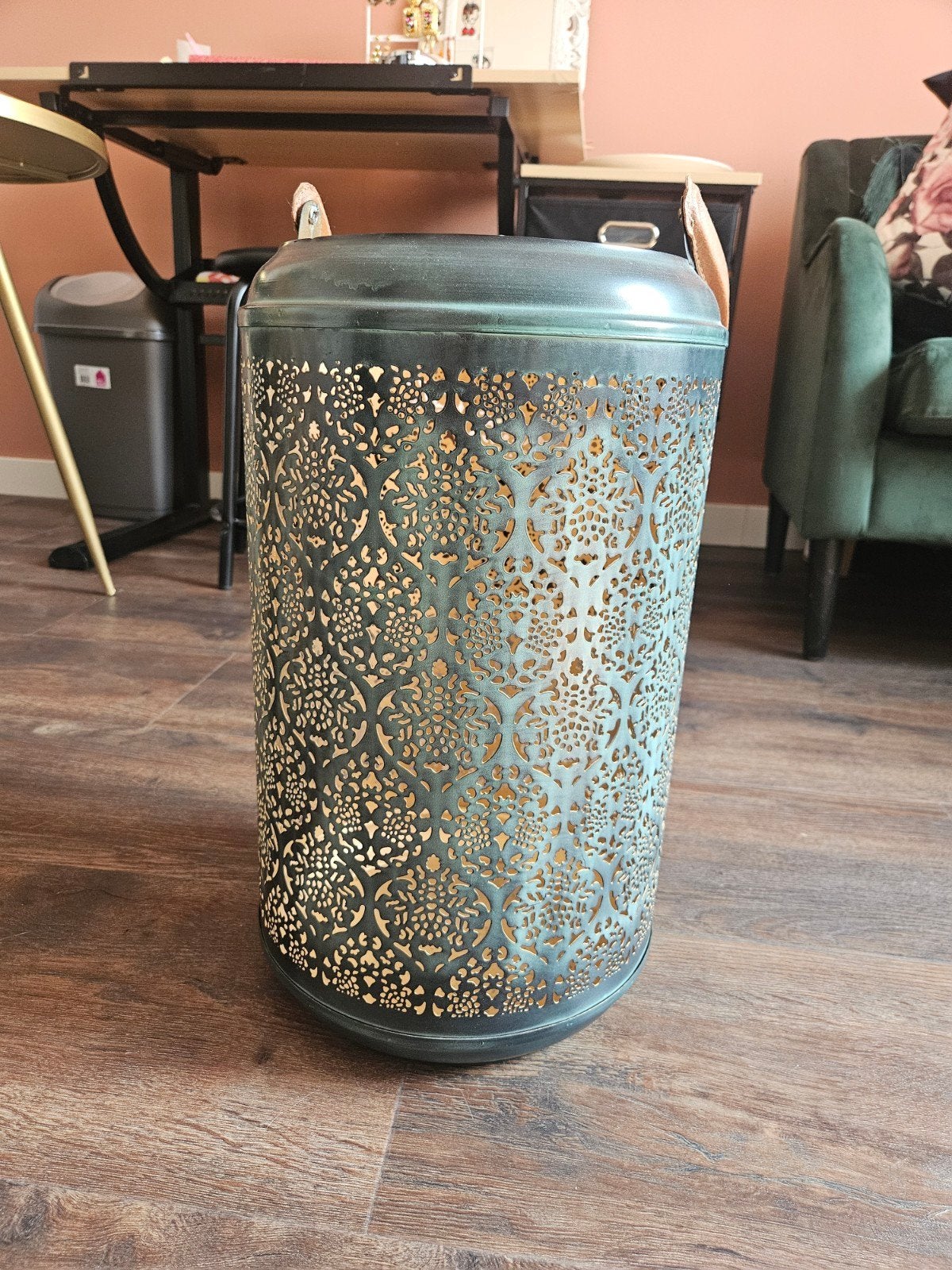 Decoratieve Kandelaar met Prachtig Patroon, Ophalen of Verzenden, Kandelaar