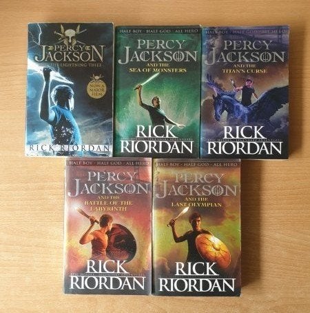 Rick Riordan - Percy Jackson and the Olympians (mids), Verzenden, Gelezen, Rick Riordan