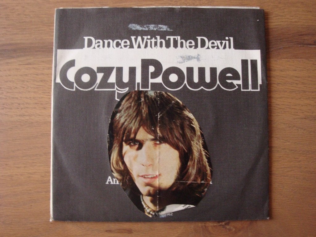 Single Cozy Powell Dance with the devil uit 1973 vinyl, Ophalen of Verzenden, Zo goed als nieuw, Rock en Metal